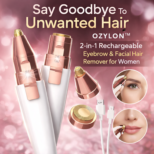 Ozylon™ Premium 2-in-1 Precision Eyebrow & Facial Hair Remover